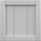 Ekena Millwork 12"W x 12"H True Fit PVC Framed Board-n-Batten Shutters Sample, Hailstorm Gray SAMPLE-TFPBFST - alternate 1